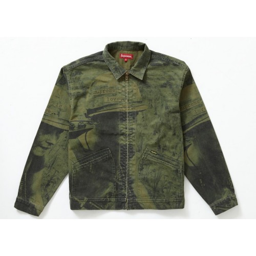 Supreme Is Love Denim Work Jacket Olive