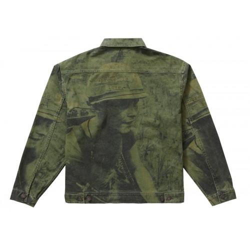 Supreme Is Love Denim Work Jacket Olive