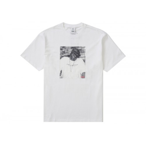 Supreme Jordan Biggie S S Top White