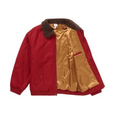 Supreme LACOSTE Wool Bomber Jacket Red