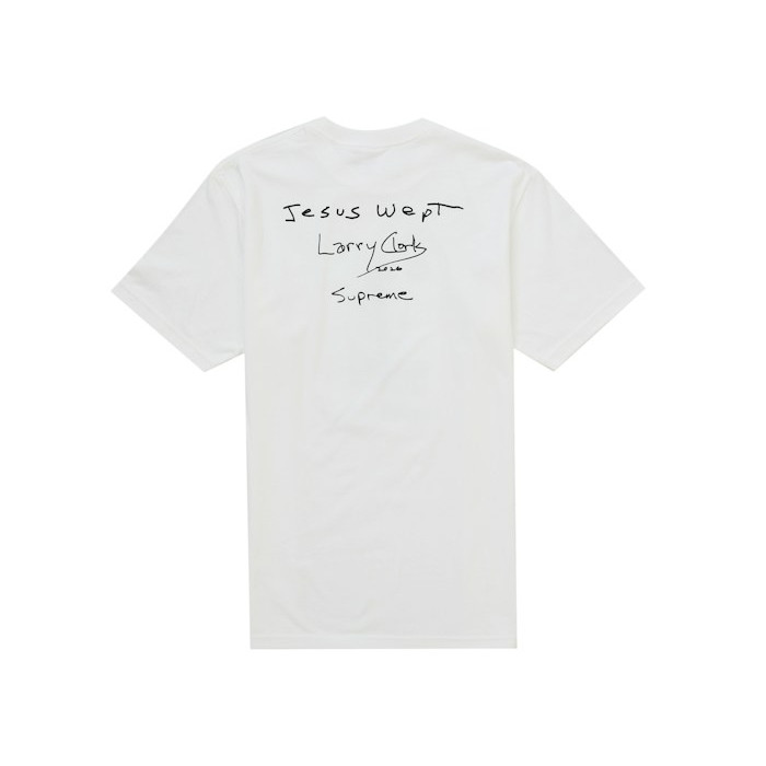 Футболка Supreme Larry Clark G*n Tee White Футболка Supreme Larry Clark G*n Tee White
