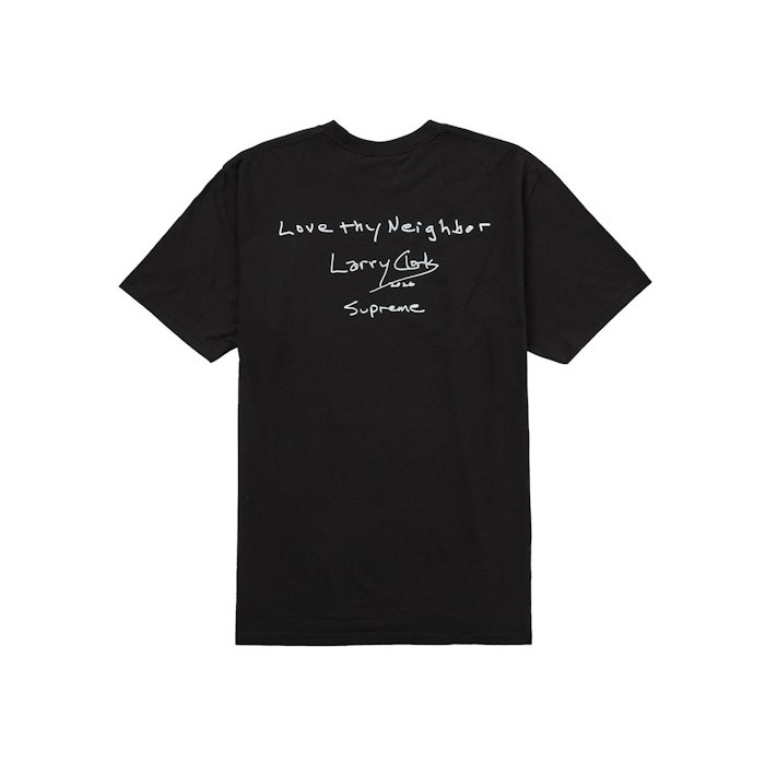 Футболка Supreme Larry Clark Neighbor Tee Black Футболка Supreme Larry Clark Neighbor Tee Black