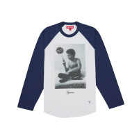Supreme Larry Clark Sequin Raglan L/S Top Navy