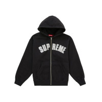 Supreme Larry Clark Zip Up Hooded Sweatshirt Black