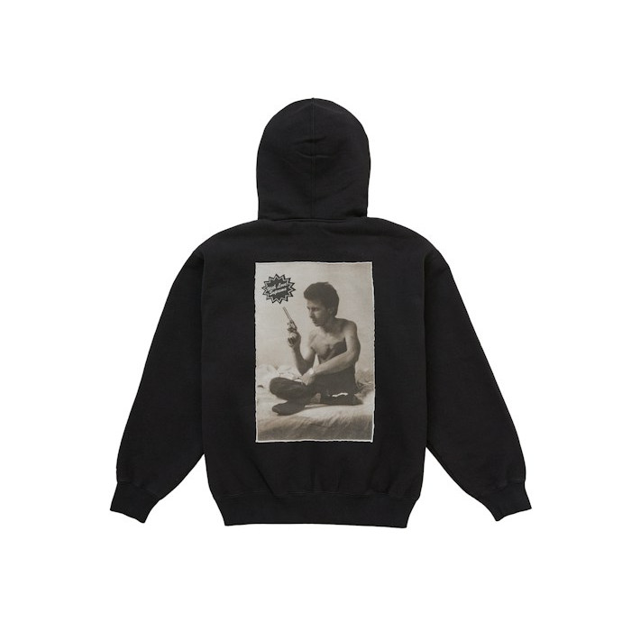 Худи Supreme Larry Clark Zip Up Hooded Sweatshirt Black Худи Supreme Larry Clark Zip Up Hooded Sweatshirt Black