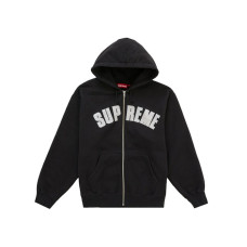 Supreme Larry Clark Zip Up Hooded Sweatshirt Black