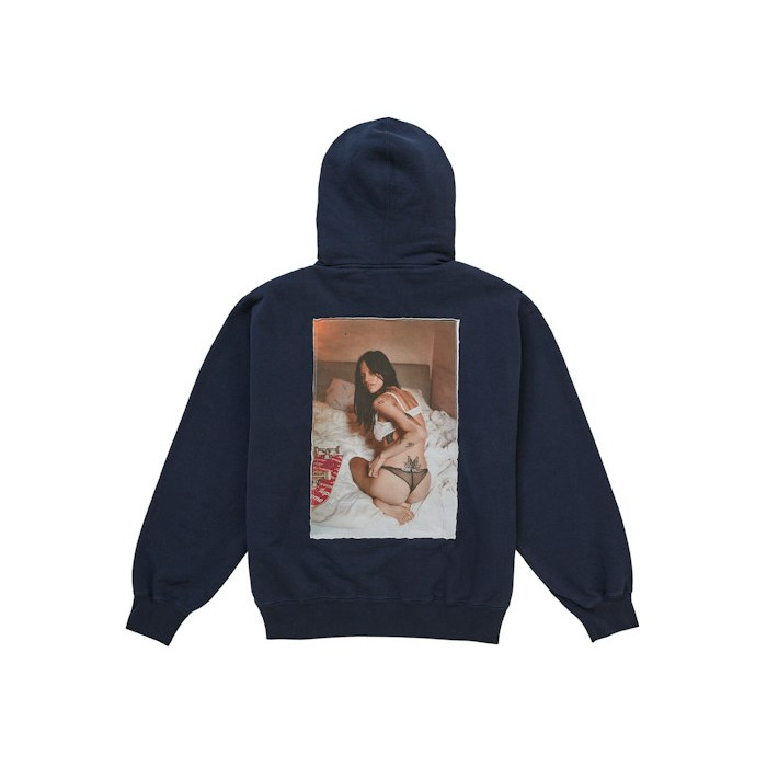 Худи Supreme Larry Clark Zip Up Hooded Sweatshirt Navy Худи Supreme Larry Clark Zip Up Hooded Sweatshirt Navy