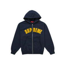 Supreme Larry Clark Zip Up Hooded Sweatshirt Navy