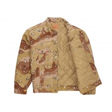 Supreme Levis Nylon Trucker Jacket Chocolate Chip Camo