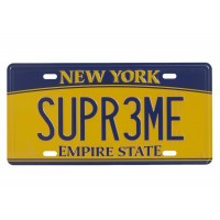 Supreme License Plate Multicolor