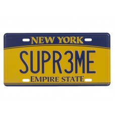 Supreme License Plate Multicolor