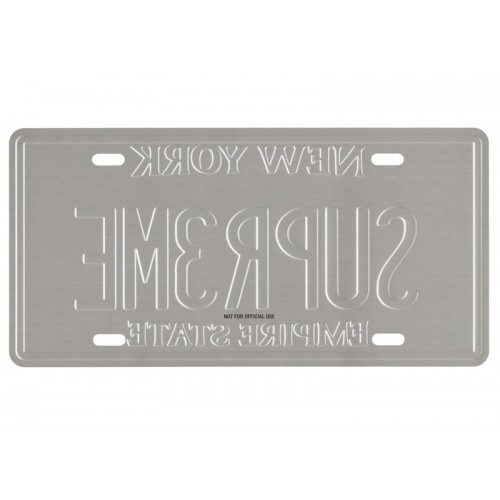 Supreme License Plate Multicolor