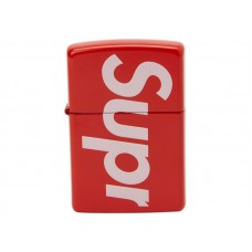 Supreme Logo Zippo Red