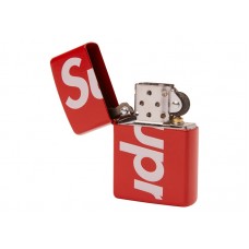 Supreme Logo Zippo Red