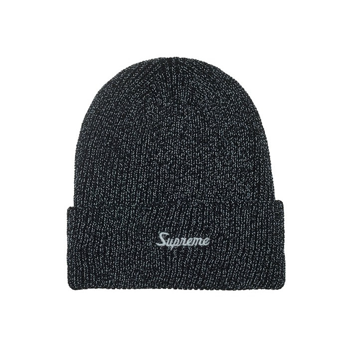 Шапка Supreme Loose Gauge Beanie (FW26) Heather Black Шапка Supreme Loose Gauge Beanie (FW26) Heather Black