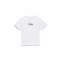 Supreme Los Angeles Fire Relief Box Logo Tee White