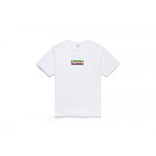 Supreme Los Angeles Fire Relief Box Logo Tee White