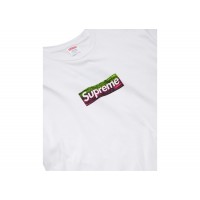 Supreme Los Angeles Fire Relief Box Logo Tee White