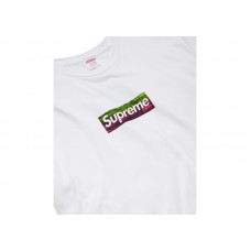 Supreme Los Angeles Fire Relief Box Logo Tee White
