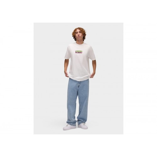 Supreme Los Angeles Fire Relief Box Logo Tee White