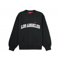 Supreme Los Angeles Shop Small Box Crewneck Black
