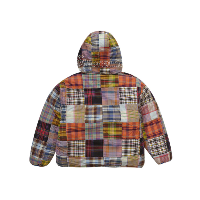 Supreme Madras Reversible WINDSTOPPER Puffer Jacket Multicolor