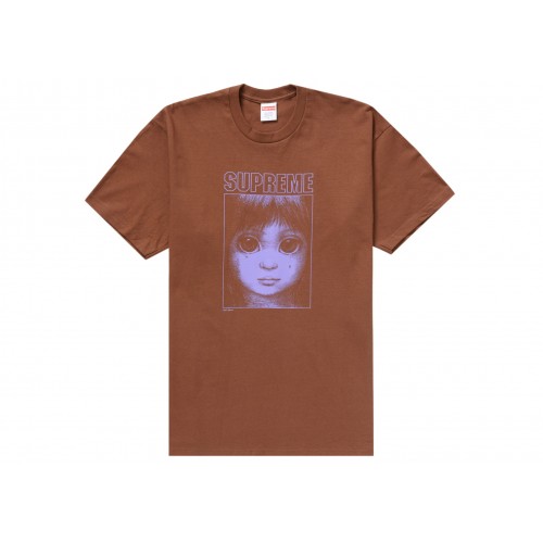 Оригинальный шмот Supreme Margaret Keane Teardrop Tee Brown