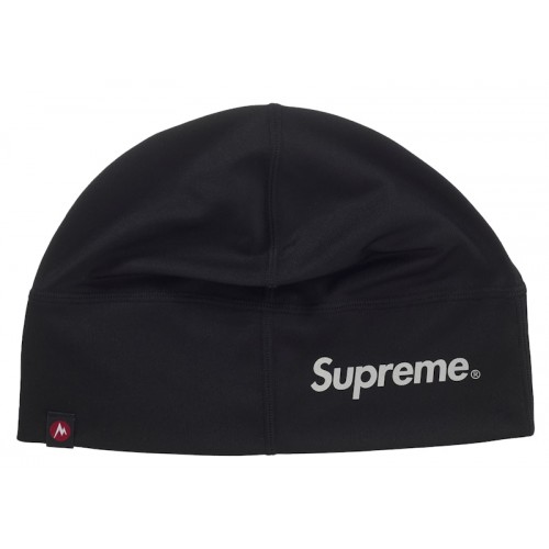 Supreme Marmot Base Layer Beanie Black