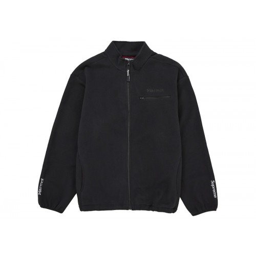 Supreme Marmot Fleece Jacket Black