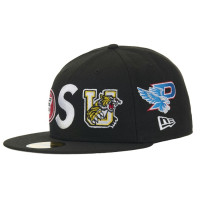 Supreme Mascots S Logo New Era 59Fifty Fitted Cap Black