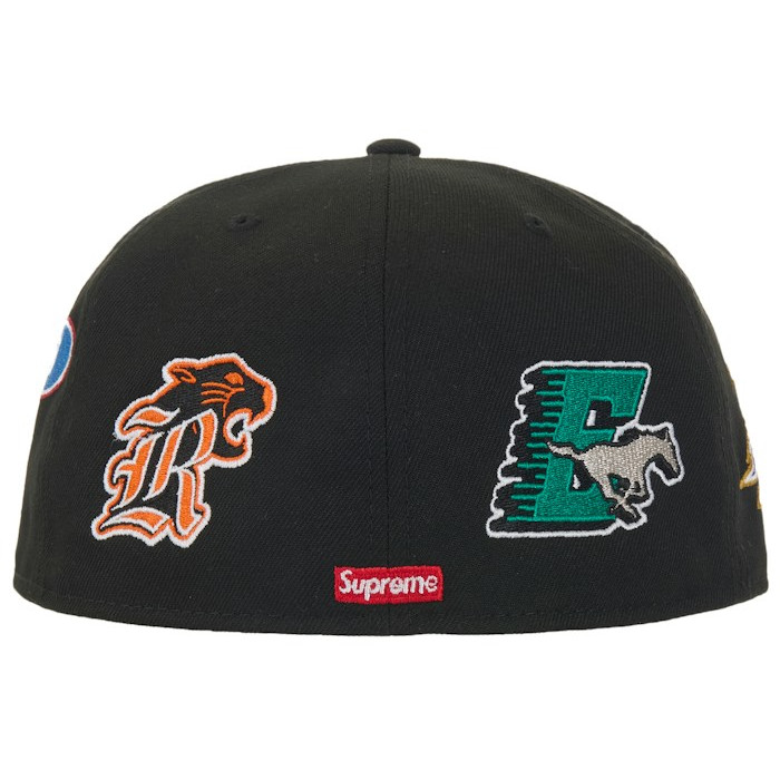 Кепка Supreme Mascots S Logo New Era 59Fifty Fitted Cap Black Кепка Supreme Mascots S Logo New Era 59Fifty Fitted Cap Black