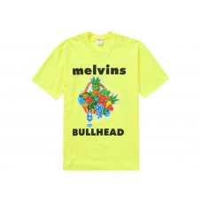 Supreme Melvins Bullhead Tee Fluorescent Yellow