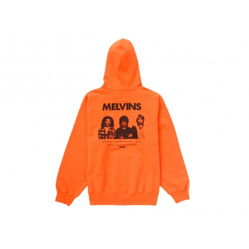Оригинальный шмот Supreme Melvins Hooded Sweatshirt Bright Orange