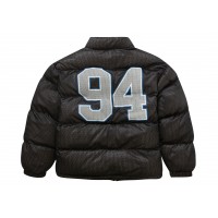 Supreme Mesh Jersey Puffer Jacket Black
