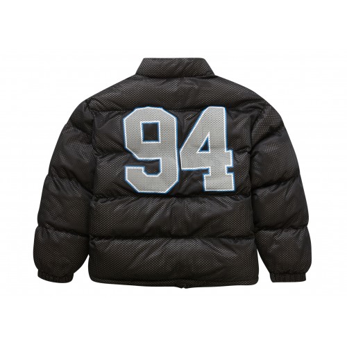 Оригинальный шмот Supreme Mesh Jersey Puffer Jacket Black - 70см