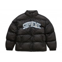 Supreme Mesh Jersey Puffer Jacket Black
