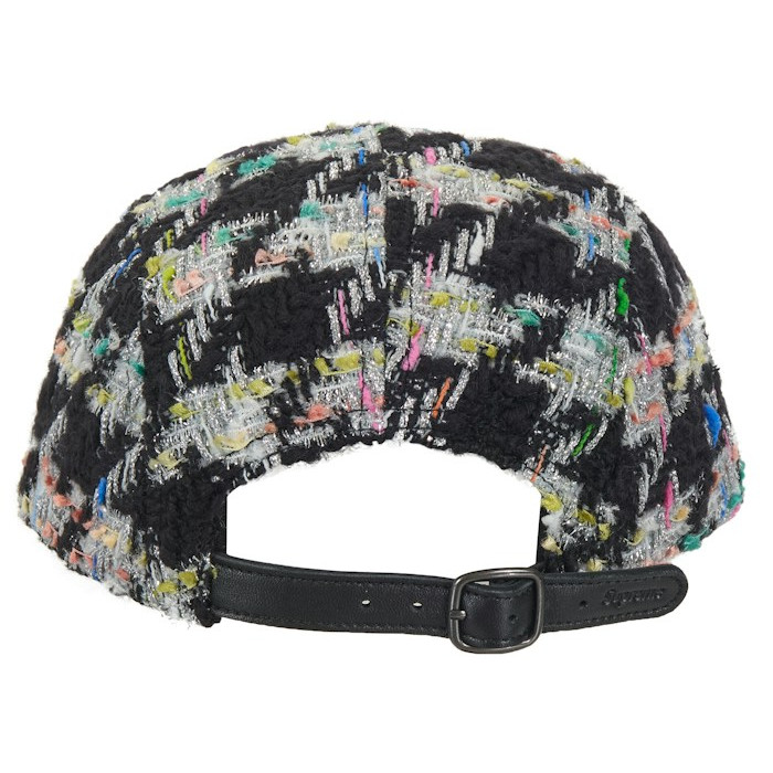 Кепка Supreme Metallic Boucle Camp Cap Black Кепка Supreme Metallic Boucle Camp Cap Black
