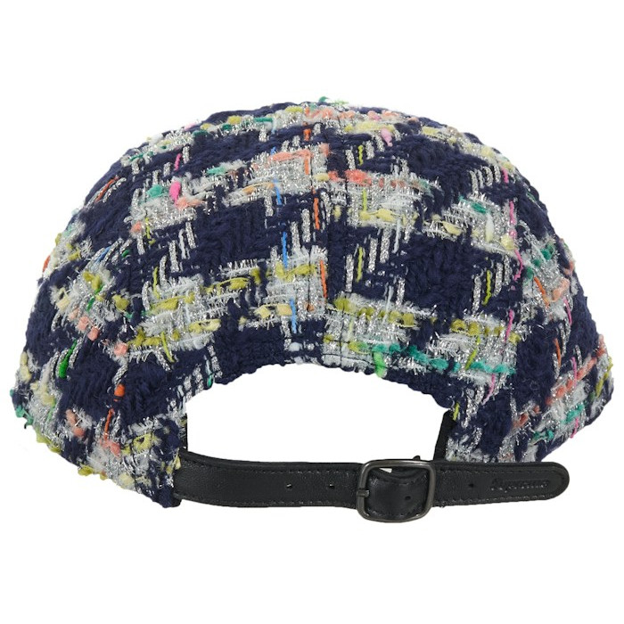 Кепка Supreme Metallic Boucle Camp Cap Navy Кепка Supreme Metallic Boucle Camp Cap Navy