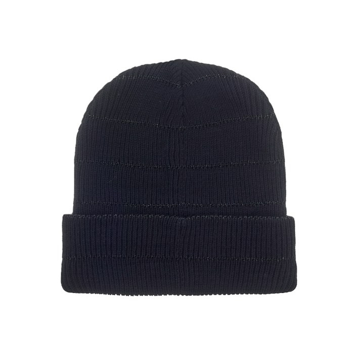 Шапка Supreme Metallic Stripe Beanie Black Шапка Supreme Metallic Stripe Beanie Black