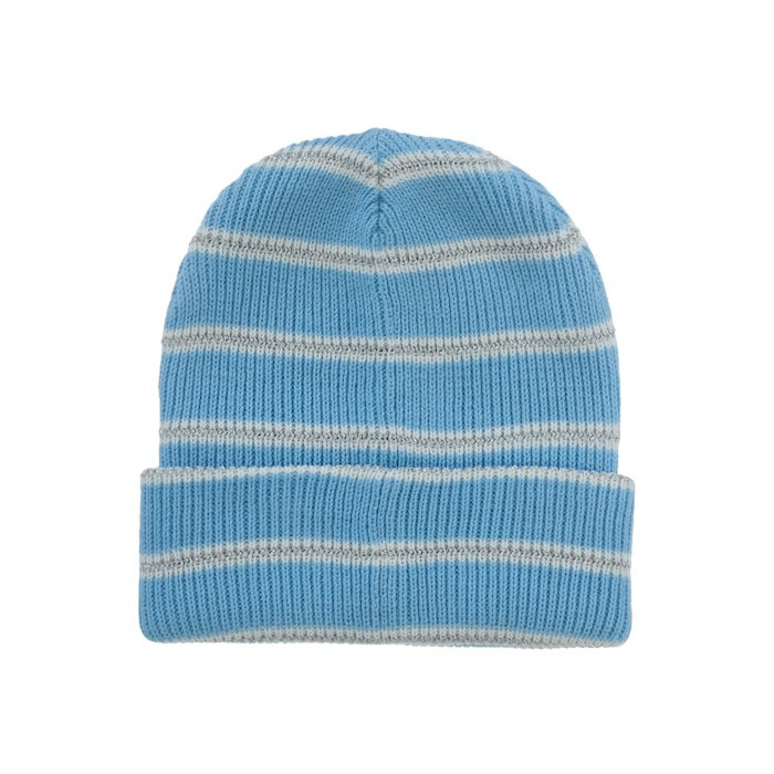 Шапка Supreme Metallic Stripe Beanie Light Blue Шапка Supreme Metallic Stripe Beanie Light Blue