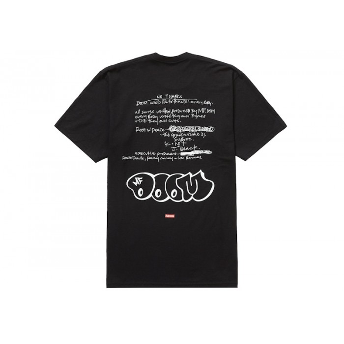 Supreme MF DOOM Tee Black