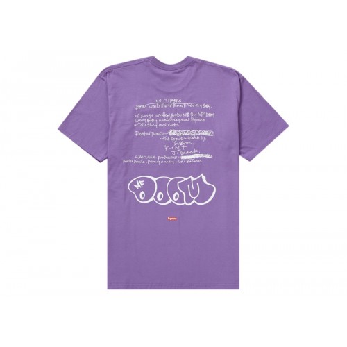 Оригинальный шмот Supreme MF DOOM Tee Dusty Purple