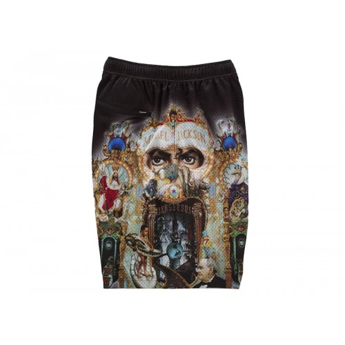 Supreme Michael Jackson Dangerous Mesh Short Black