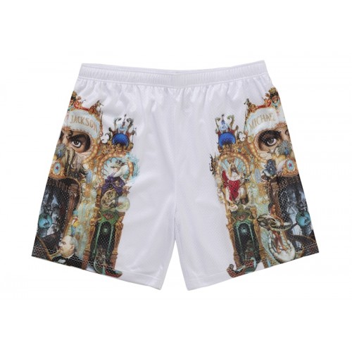 Supreme Michael Jackson Dangerous Mesh Short White