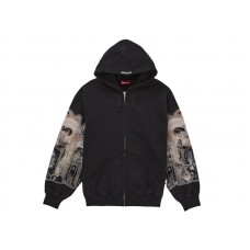 Supreme Michael Jackson Dangerous Zip Up Hooded Sweatshirt Black
