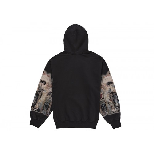 Supreme Michael Jackson Dangerous Zip Up Hooded Sweatshirt Black