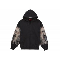 Supreme Michael Jackson Dangerous Zip Up Hooded Sweatshirt Black