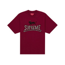 Supreme Milan Sequin S/S Top Red