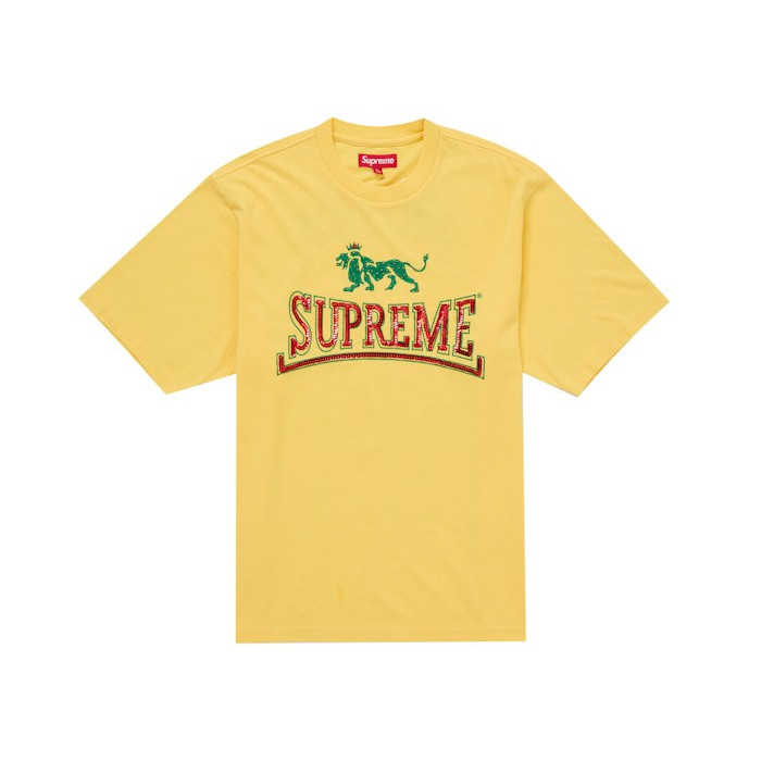 Топ Supreme Milan Sequin S/S Top Yellow Топ Supreme Milan Sequin S/S Top Yellow