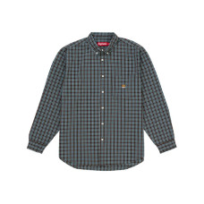 Supreme Mini Plaid Shirt Brown